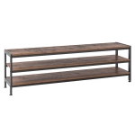 Duramex (TM) TV Stand, Lengthened TV Cabinet, Console, Coffee Table Rustic Brown 1600x400x500mm (63"x15.7"x19.7")