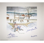 Signed Bower, Cheevers, Hall, Worsley Litho