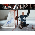 Johnny Bower Signed 8x10 Photo, TO Maple Leafs (Horizontal)