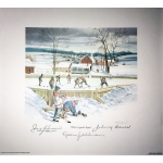 Signed Bower, Beliveau, Ullman Lithograph