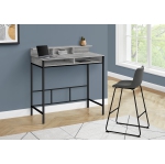 Monarch Specialties I 7703 Computer Desk 48"L Grey Black Standing Height