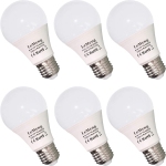 12V LED Ampoule E26 7W AC/DC 12Volt Lumières basse tension 6000K Lumière du jour 60Watt Equivalent-paquet de 6