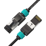 [Tested with Versiv CableAnalyzer] Cat7 Ethernet Patch Cable -15 FT (2 Pack) 10G Double Shielded RJ45 S/FTP |