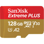 SanDisk Extreme Plus 128GB 200MB/s microSD Memory Card