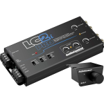 AudioControl LC2i PRO 2-Channel Line Output Converter with Impedance Matching, AccuBASS, GTO, Audio Signal Sense, 12V Turn-On and ACR-1 Dash Remote Subwoofer Control