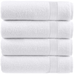 Couleur: Serviettes de bain blanches (27x54) – 680&nbsp;GSM