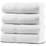 Couleur: [Serviette de bain Cambridge blanche - 500&nbsp, GSM]