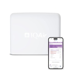 AirVisual Outdoor – Outdoor Air Quality Monitor, Detects PM1, PM2.5, PM10, CO2, Temperature, Humidity, Atmospheric Pressure; Wi-Fi, LAN, German Made