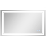 Peau de klean 40" x 24" LED Miroir de salle de bains, miroir lumineux, avec 3 Couleur, Smart Touch, Plug-in, Vertical ou Horizontal