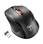 Wireless Mouse, 2.4GHz Computer Mouse with USB, 5-Level DPI Mouse for Laptop, Ergonomic Mouse up to 16 Months Battery Life (