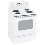 Moffat 30" 5.0 Cu. Ft. Coil Top Electric Range (MCB757DMWW) - White - Open Box - Scratch & Dent
