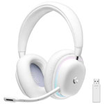 Logitech G Aurora G735 Wireless Gaming Headset for PC - White Mist