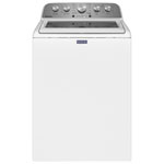 Maytag 5.5 Cu. Ft. (IEC) Laveur d'impulseur à charge supérieure avec cycle de sanitation, laver turbo/vitesse, et 15-Minute Laver rapidement (MVW5430MW) - blanc