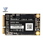 Vaseky Mini 1.8'' mSATA SSD 128G MLC Solid State Drive for Notebook Standrad Notebook mini-SATA128G Micron MLC Grain SSD