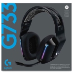 Logitech G733 Lightspeed Wireless RGB Gaming Headset (Black) - Brand New