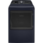 GE Profile 7.3 Cu. Ft. Electric Dryer with Moisture Sensing, Steam, Energy Star & Wi-Fi (PTD90EBMTRS) - Sapphire Blue