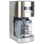 Kenmore Aroma Control 12-Cup Programmable Coffee Maker, Stainless Steel Drip Coffee Machine, Glass Carafe, Reusable Filter, Timer, Digital Display.