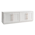 Henn&Hart 68" White TV Stand