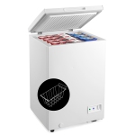Costway 3.5 Cubic Feet Chest Freezer w/Removable Storage Basket Deep Freezer