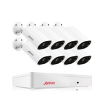 Anran K08A2819 HD Smart Wired Security Camera System - AHD DVR Kit - 8Ch DVR, 8 Cameras, 5MP, 2TB