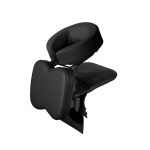 Master Massage Desktop Face Cradle Massage Kit – Table & Desk Top Face Pillow Support –Foldable Adjustable Head Rest Cushion Cradle - Massage Kit, Siesta Artifact, Black