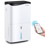 Costway 100-Pint Dehumidifier for Home & Basements w/ Smart App& Alexa Control