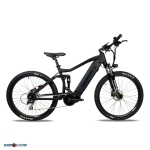 Demon Electric Outlaw 350W 27.5" Mountain Electric Bike, 48V E-Bike Mid Motor, 50-60km Range, TEKTRO Hydraulic E-Bike Brakes, Front & Rear Gas Suspension, SHIMANO 8 Speed Gear
