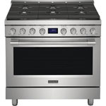 Frigidaire 36" 4.4 Cu. Ft. 6-Burner Slide-In Gas Range (PCFG3670AF) - Smudge-Proof Stainless Steel