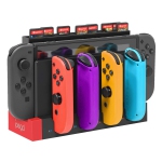 FYOUNG Controller Charger Dock Compatible with Nintendo Switch, Dock Extension Charging Station for Joycon with 28 Game Card