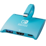 Switch Dock 4K Replacement for Nintendo Switch Dock 1080P TV Docking Station for Nintendo(Blue)