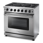 Thor Kitchen 36 Inch Gas Range in Stainless Steel-LRG3601U