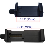 Universal Cellphone Tripod Mount Adapter/Smartphone Clamp/Phone Holder Clip Compatible with iPhone/Samsung/Huawei