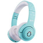 Planet Buddies Kids Wireless Bluetooth Headphones - Light Blue Penguin
