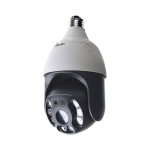 NIERBO 5.0MP Wireless PTZ Security Camera with E27 Bulb Connector, Motion Auto Tracking, 2 Way Audio, Spotlight Night Vision, Tuya Smart Life WiFi CCTV Camera Black