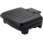 George Foreman 4-serving Contact Grill intérieur submersible, lave-vaisselle Coffre-fort, lave le gril entier, facile à nettoyer - Noir (GRES060BS)
