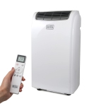BLACK+DECKER 10,000 BTU portatif Air Conditionneur avec télécommande, blanc