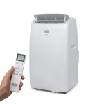 Black+Decker 3-in-1 Portable Air Conditioner - 14000 BTU (450 sq ft Coverage) - Heat, Window Kit, Remote - White