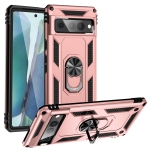for Google Pixel 7 Pro Case Cover,Ring Kickstand Military Protective Shockproof Defender Armor Dual Layer Protection Back Cover Phone Case for Pixel 7 Pro with Car Mount Holder (Pi
