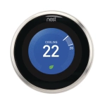 Google Nest Wi-Fi Smart Learning Thermostat (3rd Generation) - Stainless Steel