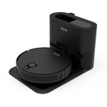iHome Eclipse Pro Robot Vacuum & Mop for Multi-Surface with Auto-Emptying Dock, PowerMop Scrub, HomeMap Navigation - Black