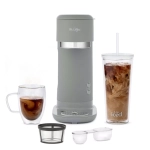 Mr. Coffee Single-Serve Iced and Hot Coffee Maker with Reusable Tumbler and Nylon Filter