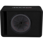 Kicker 48VCWR122 CompR 12" (30cm) single subwoofer in vented encl, 2-ohm, RoHS Compliant
