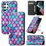 Colour: purple squares