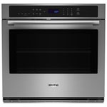 Maytag 27" 4.3 Cu. Ft. True Convection Electric Wall Oven (MOES6027LZ) - Stainless Steel