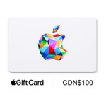 Carte-cadeau Apple de 100 $ - Téléchargement numérique (envoi par