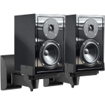 Dual Side Clamping Bookshelf Speaker Wall Mounting Bracket for Large Surrounding Sound Speakers, Hold Up to 55