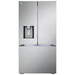 LG 36" 26 cu. ft. Smart Counter-Depth MAX French Door Refrigerator with Four Types of Ice - Stainless Steel
