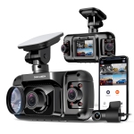 Rexing R4 4 Canal Dash Cam W/ Tout autour 1080p Résolution, Wi-Fi, et GPS