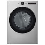 LG 7.4 Cu. Ft. Stackable Electric Dryer with AI Sensor Dry, TurboSteam, Energy Star & ThinQ (DLEX5500V) - Graphite Steel (V)