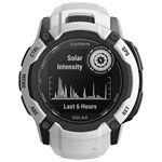 Garmin Instinct 2X Solar 53mm Bluetooth Rugged GPS Smartwatch - Whitestone
